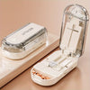 Pill Cutter Splitter Portable Pill Divider Compartment Box Tablet Divider Medicine Tool Kit